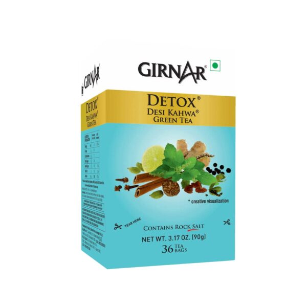 Detox Green Tea - Desi Kahwa (36 Tea Bags) 90 gm