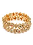 Shining Diva Fashion Jewellery Stylish Gold Plated Traditional Bangle Bracelet for Women and Girls (8666b)