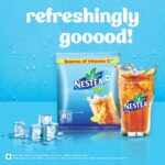 Nestea Powder Instant Iced Tea, Lemon Flavour | Refreshingly Good Taste | Source Of Vitamin C, Black Tea, 400 Gram